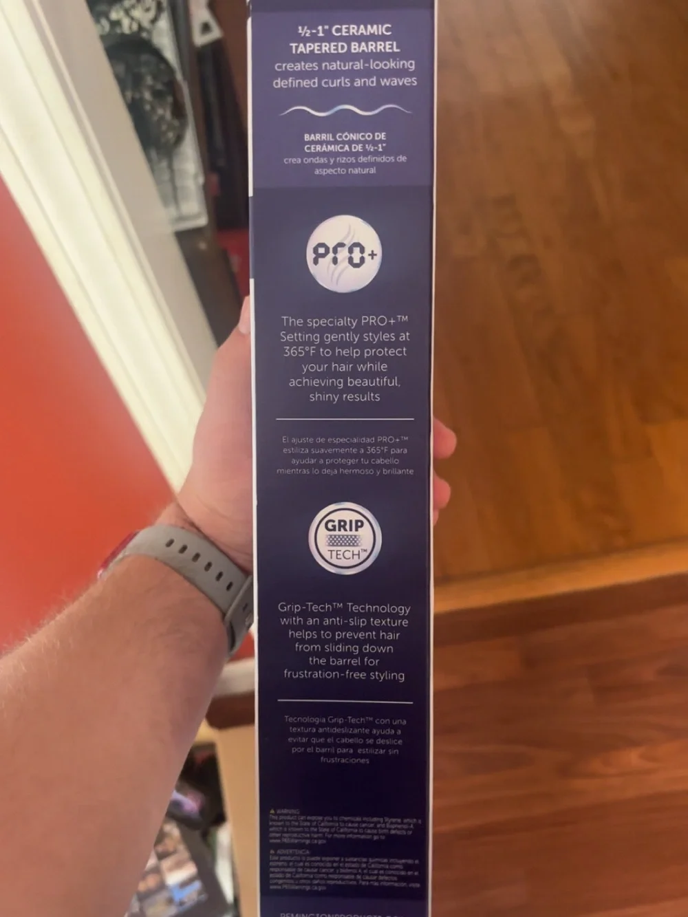 Tapered Curling Wand - Purple